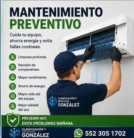 Mantenimiento preventivo de aire acondicionado